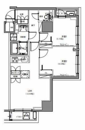 S-RESIDENCE両国緑の物件間取画像